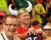 Fans - Norwegen, NOR-BRA, Viertelfinale Olympische Spiele 2012, London 2012