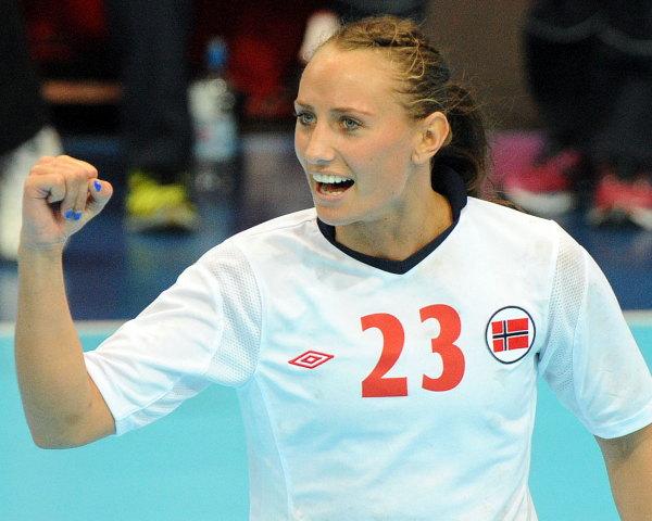 Camilla Herrem - Norwegen, NOR-BRA, Viertelfinale Olympische Spiele 2012, London 2012