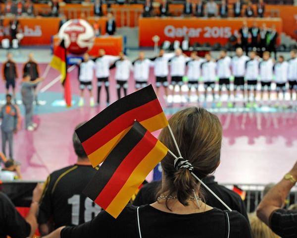 Deutsche Fans beim Spiel Deutschland-Russland
Weltmeisterschaft 2015
GER-RUS