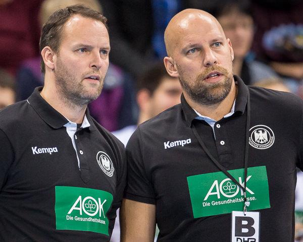 Axel Kromer (re.) wurde als Co-Trainer von Dagur Sigurdsson Europameister