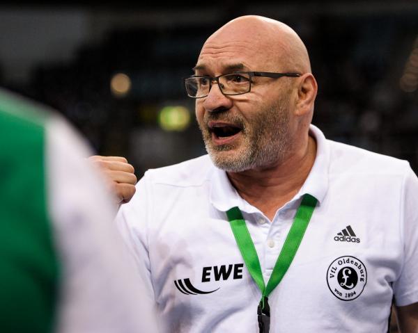 Leszek Krowicki nach der Niederlage in letzter Sekunde: "So brutal kann Handball sein."