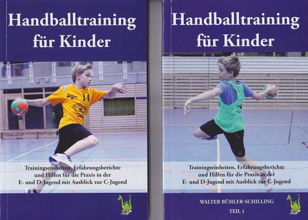 Die beiden Bände von "Handballtraining für Kinder" sind im Papierfresserchens MTM-Verlag erschienen