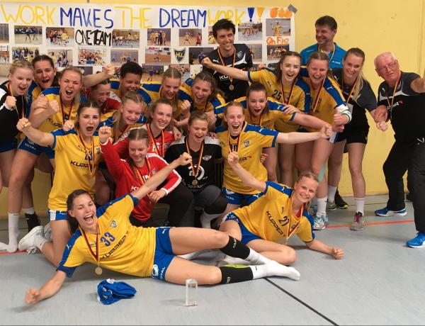 Die Hoffnungen in Leipzig ruhen auf dem Nachwuchs, die B-Jugend hatte im Mai die Deutsche Meisterschaft gefeiert