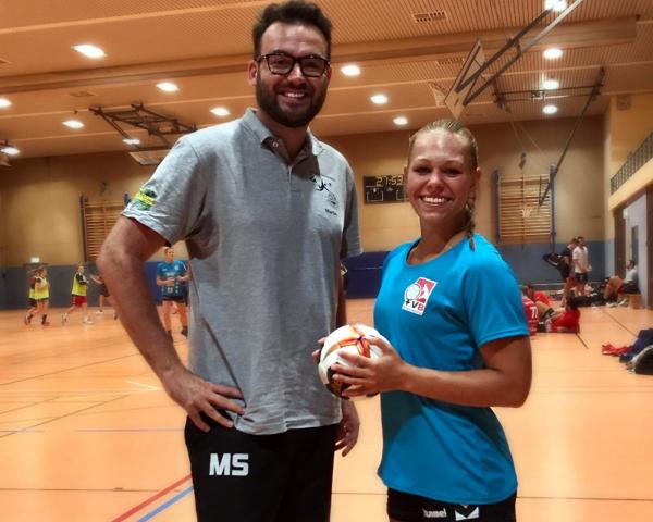 TVB-Trainer Martin Schwarzwald und Katharina Hufschmidt