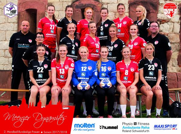 Das Team der FSG Mainz 05/Budenheim für die Spielzeit 2017/18