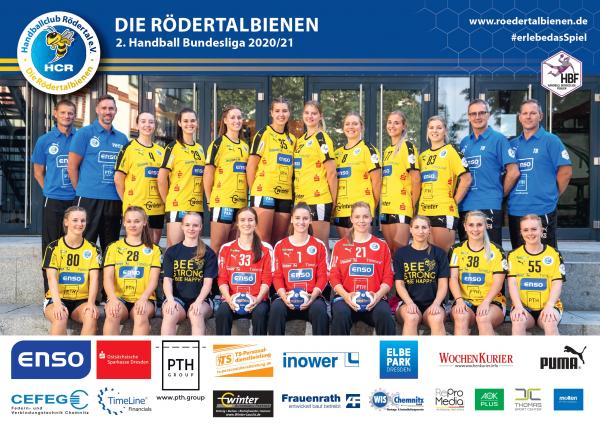 Teamfoto - HC Rödertal Mannschaftsfoto 2020/21