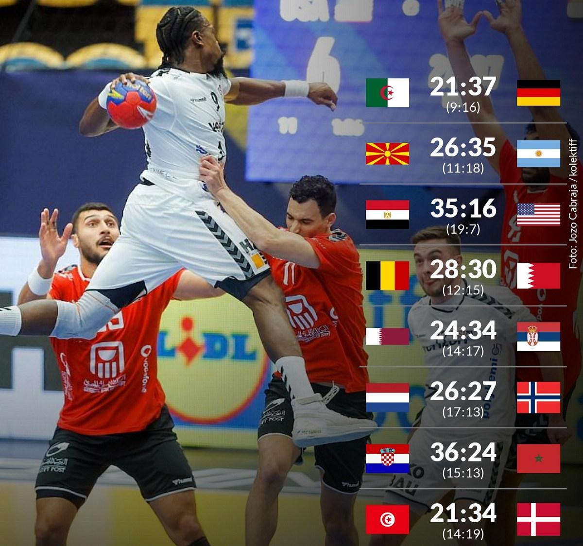Handball-WM Heute Start in die Hauptunde mit unterschiedlichen Ausgangslagen