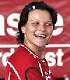 Liudmila Yermachek lächelnd - TSG Wismar  (Saison 2005/06)