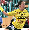 Camilla Thorsen mit Sprungwurf - HC Leipzig  (Pokalspiel gegen FHC)