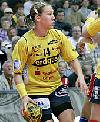 Camilla Thorsen sucht eine Anspielstation - HC Leipzig  (Saison 2005/06)<br>