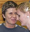 Inna Suslina mit Natalia Spirova. CRO - RUS, 4-Nationen-Turnier Riesa 2007