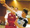 Robin Haller zieht ab - Junioren-L�nderspiel Deutschland vs. Schweiz  (M�rz 2007)
