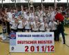 Der Thüringer HC feiert die Meisterschaft, THC-BSV, Meisterfeier