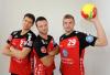 Phil Rbiger, Florian Ochmann und Andreas Bornemann - Eintracht Baunatal