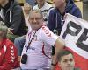 Polnische Fans nach den Hauptrundenspiel Polen - Weißrußland