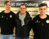 Jakob Knauer (l.) und Fabian Apfel (r.) bleiben beim HSC Coburg