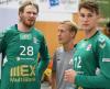 Aron Rafn Edvardsson (li), HSV Hamburg, Heide-Cup 2018 mit Florian Meyer und Marcel Kokoszka