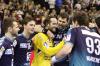 Füchse Berlin jubeln über Sieg gegen Aalborg Handball, EHF-Pokal, EHF-Cup