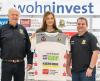 Tigers-Vorstandsmitglied Peter M�ller, Branka Zec, Sportkootdinator und Torwarttrainer Fabian K�nig, VfL Waiblingen
