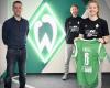 Martin Lange (Vorsitzender Handball), Robert Nijdam (Cheftrainer), Nina Engel - SV Werder Bremen