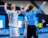 Patrick Wiencek, Niklas Landin, THW Kiel, VELUX EHF Final4 2020