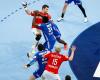 Rasmus Lauge and Denmark beat France in extra time and win bronze at the 2022 European Handball Championship.