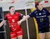 Isabell Hurst - hier gegen Ex-Flames-Spielerin Julia Maidhof - Comeback, HSG Bensheim/Auerbach