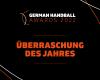 Wer gewinnt den "German Handball Award" 2022 in der Kategorie "Überraschung des Jahres"?