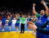 Jubel Slowenien - POL-SLO - SLO-POL - nur bei Handball-WM 2023