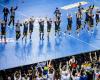 Deutschland jubelt mit Fans nach Sieg gegen Niederlande, DHB-Team, Handball-WM 2023