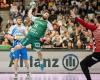 Lukas Binder, SC DHfK Leipzig, gegen TVB Stuttgart, LEI-BIT, BIT-LEI