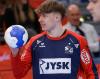 Oskar Czertowicz stand im April beim Spiel gegen Leipzig bereits im Kader der SG Flensburg-Handewitt und hofft nun auf sein erstes Tor in der Handball Bundesliga