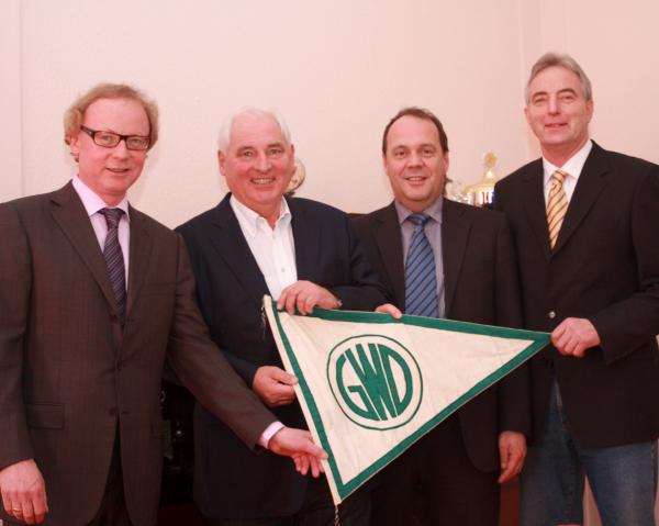 Die GWD-Beiratsmitglieder: Karl Stefan Preuß, Dirk Schlüter, Stephan Richtzenhain, Gerd Buddenbohm 