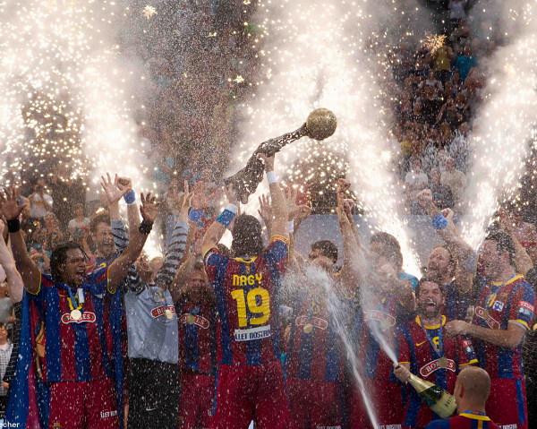 Siegerjubel beim FC Barcelona
