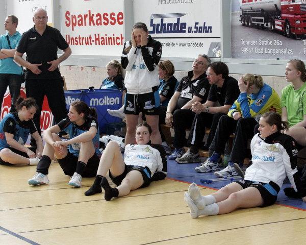 Enttäuschung beim Buxtehuder SV nach knapper Niederlage im Meisterschaftsfinale, THC-BSV