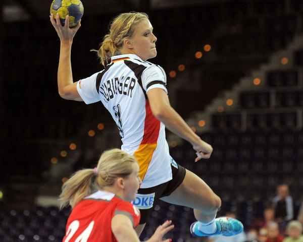 Anne Hubinger erzielte am Sonntag in Leipzig ihren ersten Treffer im Nationaldress