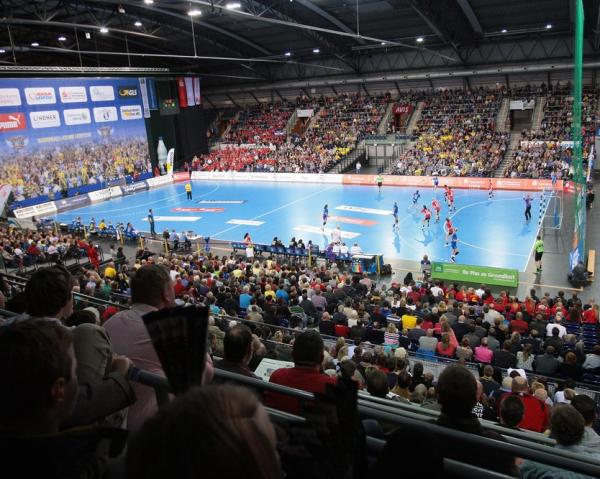 Blick in die Arena Leipzig