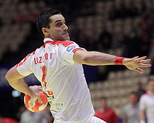 Kiril Lazarov traf achtmal für Mazdeonien, Tschechien bestimmte die Partie