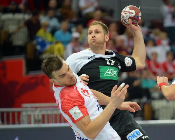 Steffen Weinhold und das deutsche Team treffen im Spiel im Bronze erneut auf Polen