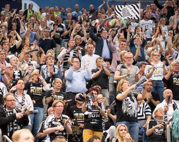5.713 Fans verfolgten das Achtelfinale des THW Kiel - es war der Bestwert der Runde
