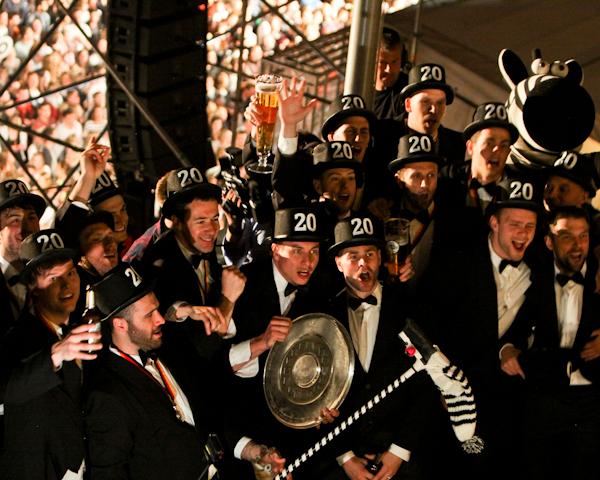 2015 konnte der THW Kiel auf dem Rathausbalkon feiern