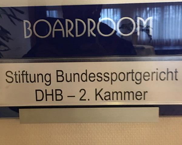 Das Bundessportgericht tagte heute in Frankfurt am Main