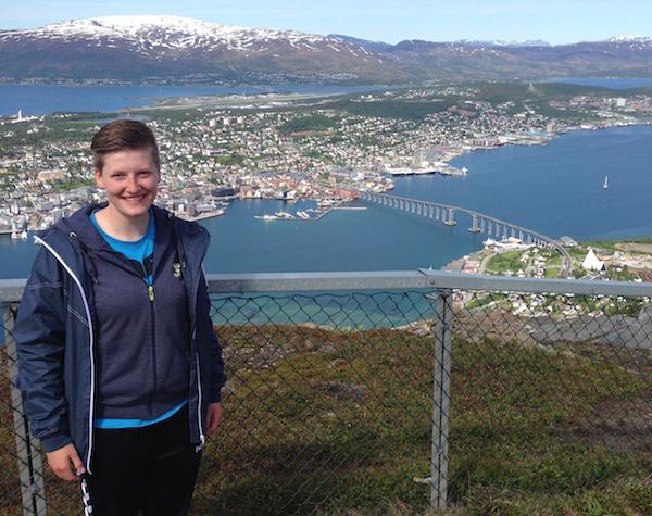 Blick auf Tromsø: Hanna Belgardt sucht das Abenteuer in Norwegen