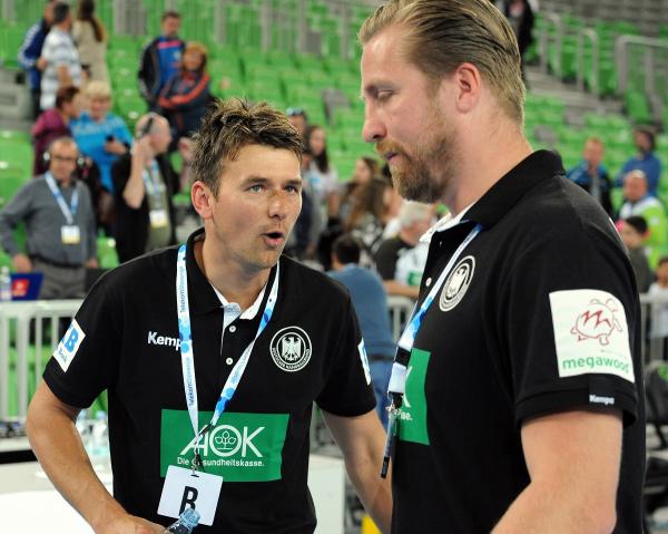 Vor dem Doppelländerspiel-Wochenende versammelt Bundestrainer Christian Prokop die deutsche Männer-Nationalmannschaft zum Lehrgang in Berlin.