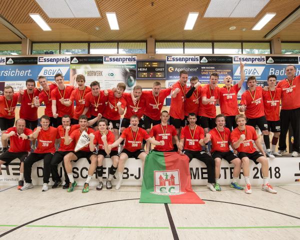 Der SC Magdeburg holte 2018 den Titel in der B-Jugend