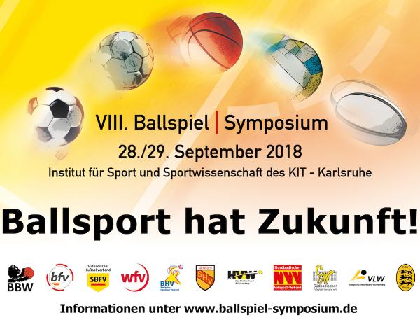 Das Ballsport-Symposium findet am 28. und 29. September 2018 statt
