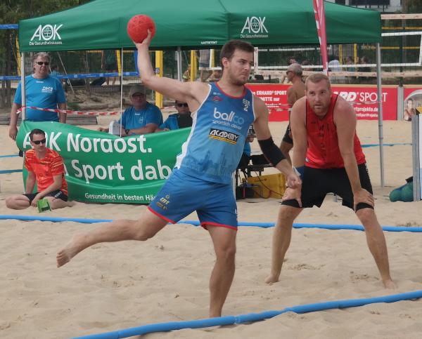 Im Viertelfinale des EHF Champions Cups kommt es zum Duell Beach & Da Gang vs. Sand Devils - wie bereits bei der Deutschen Meisterschaft im August 