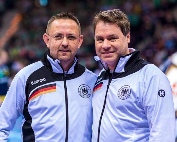 Peter Behrens und Marc Fasthoff leiten das Topspiel zwischen der SG Flensburg-Handewitt und den Rhein-Neckar Löwen