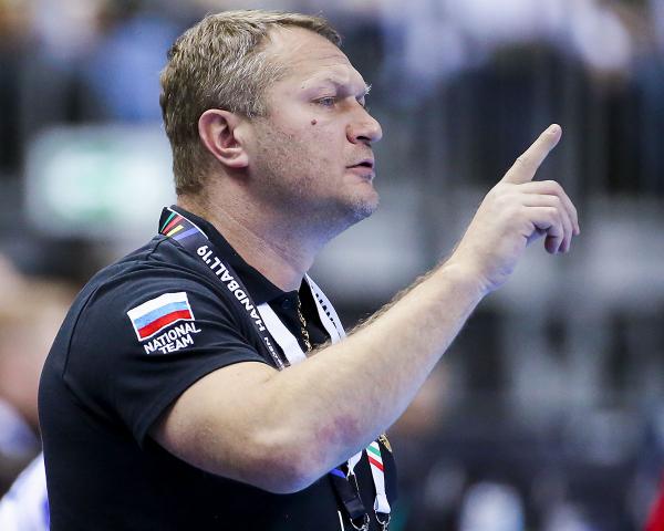 Russlands Coach Eduard Koksharov