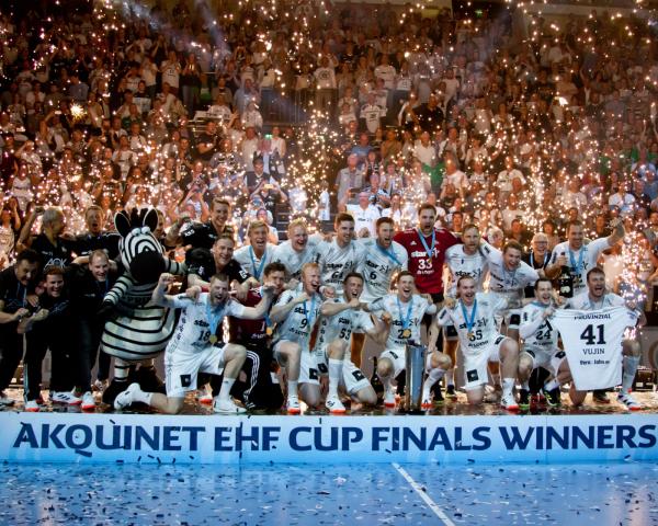 Der THW Kiel krönte sich zum EHF-Pokal-Sieger 2019 